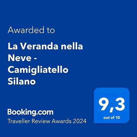 La Veranda Nella Neve - 카미글리아텔로 실라노 외부 사진