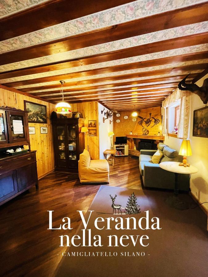 La Veranda Nella Neve - 카미글리아텔로 실라노 외부 사진